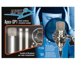 APEX ELECTRONICS Sada 3 mikrofóny Apex SP-1