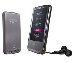 ARCHOS MP3 prehrávač Archos Vision A30VC 8 GB - Sivý  + Slúchadlá EP-190