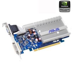 ASUS GeForce EN8400GS Silent - 512 MB GDDR2 - PCI-Express 2.0 (EN8400GSSILENT/HTP/512) + Kábel HDMI samec / HMDI samec - 2 m (MC380-2M) + Adaptér HDMI samica / DVI-D samec CG-281HQ - pozlátená koncovka