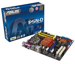 ASUS P5N-D - Socket 775 - Chipset 750i SLI - ATX + PC napájanie PSXA830 480W