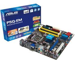 ASUS P5Q-EM - Socket 775 - Chipset G45 - Micro ATX + Čistiaca pena pre obrazovky a klávesnice 150 ml + Zásobník 100 utierok pre LCD obrazovky + Čistiaci stlačený plyn viacpozičný 252 ml