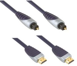 BANDRIDGE Kábel audio optický + kábel HDMI - 2m
