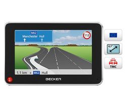 BECKER GPS Traffic Assist Z 215 Európa + Zásobník 100 utierok pre LCD obrazovky