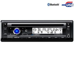 BLAUPUNKT Autorádio CD/MP3 USB Bluetooth Toronto 400BT + Kábel Tug'n Block jack samec 3,5 mm/2,5 mm + Puzdro pre celný kryt autorádia EFA100