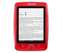 BOOKEEN Elektronická kniha Cybook Opus - červená  + Pamäťová karta MicroSD 2 GB + adaptér SD
