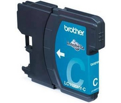 BROTHER Atramentová náplň LC-1100HYC - azúrová + Kábel USB A samec/B samec 1,80m