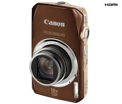 CANON Digital Ixus  1000 HS - marron + Pamäťová karta SDHC 16 GB + Ultra Compact PIX leather case