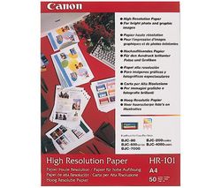 CANON Papier s vysokým rozlíšením - 100g/m˛ - A4 - 50 listov (HR-101)