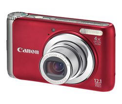 CANON PowerShot  A3100 IS - červený  + Kompaktné kožené puzdro Pix 11 x 3,5 x 8 cm + Pamäťová karta SDHC 8 GB + Čítačka kariet 1000 & 1 USB 2.0