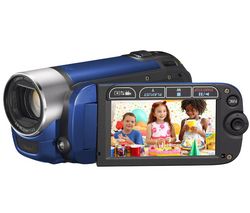 CANON Videokamera Legria FS306 modrá + Charger + Camcorder Battery compatible CANON for BP-808 + Pamäťová karta SDHC 4 GB + Čítačka kariet 1000 & 1 USB 2.0