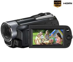 CANON Videokamera Legria HF R16 čierna + Brašna + Pamäťová karta SDHC 16 GB + Câble HDMi mâle/mini mâle plaqué or (1,5m)