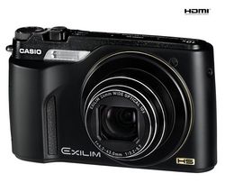CASIO Exilim High Speed  EX-FH100 čierny + Kompaktné kožené puzdro Pix 11 x 3,5 x 8 cm + Pamäťová karta SDHC 16 GB + Batéria NP-90