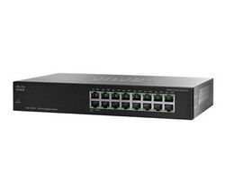 CISCO Switch Small Business Unmanaged 16 portov 10/100/1000 Mbps SG 100-16 (SR2016T)