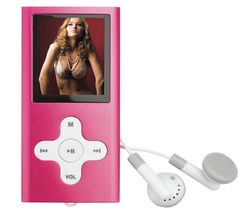 CLIP SONIC MP3 prehrávač MP206 Radio 4 GB - ružový