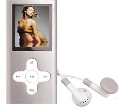 CLIP SONIC MP3 prehrávač MP206 Radio 4GB - sivý + Slúchadlá Philips SHE8500