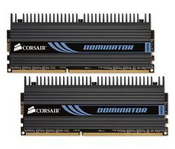 CORSAIR Dominator - Memory - 4 GB : 2 x 2 GB - DIMM 240-pin - DDR3 - 1600 MHz / PC3-12800 - CL9 - unbuffered - non-ECC + Zásobník 100 navlhčených utierok + Čistiaci stlačený plyn viacpozičný 252 ml + Náplň 100 vlhkých vreckoviek