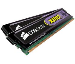 CORSAIR Pamäť PC XMS2 2 x 2 GB DDR2-1066 PC2-8500 CL7 (TWIN2X4096-8500C7) + Zásobník 100 navlhčených utierok