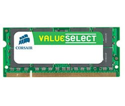 CORSAIR Pamäť pre notebook Value Select 2 GB DDR3-1066 PC3-8500 CL7 + Hub USB 4 porty UH-10 + Kľúč USB WN111 Wireless-N 300 Mbps