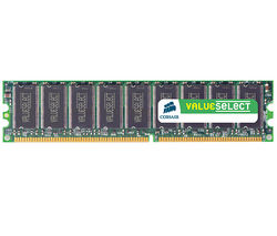 CORSAIR PC pamäť Value Select 1GB DDR2 SDRAM PC4200 - záruka 10 rokov