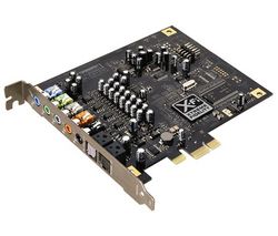 CREATIVE Audio karta 7.1 PCI Sound Blaster X-Fi Titanium + Rozdeľovací kábel pre slúchadlá alebo reproduktory