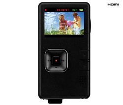 CREATIVE Mini-videokamera Vado HD (2 generácia) čierna + Nylonové puzdro TBC-302 + Nabíjačka na zapaľovač USB Black Velvet