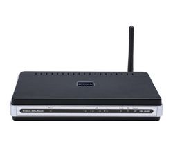 D-LINK Modem Router WiFi-G 54 Mbps DSL-2640R + prepínac 4 porty
