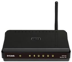 D-LINK Router WiFi 150 Mbps DIR-600 + prepínac 4 porty