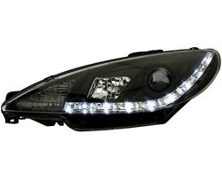 DAYLINE Svetlá LED SWP02GXB pre Peugeot 206 - čierne