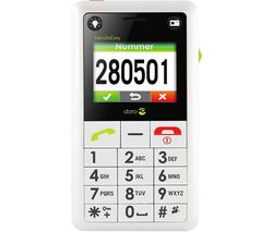 DORO HandleEasy 330 biely + Skrinka na telefonovanie s fotografiami MemoryPlus 309dp