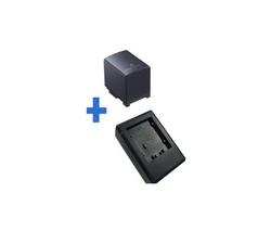 EFORCE Charger + Camcorder Battery compatible CANON for BP-819
