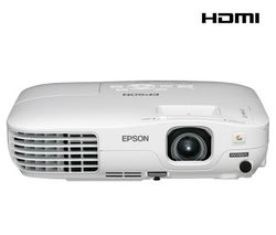 EPSON EB W8 Multimedia Projector - white + Premietacie plátno 1:1 - 84