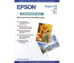 EPSON Papier matný Archival - 192g/m˛ - A3+ - 50 listov (C13S041340)