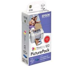 EPSON Picture Pack T5730 atramentová farebná náplň + fotografický papier  10x15 - 135 listov
