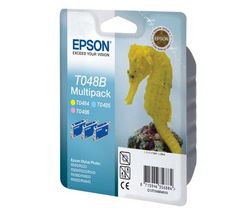 EPSON Sada náplní 3 farby (C13T048B40) + Kábel USB A samec/B samec 1,80m
