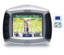 GARMIN GPS moto Zumo 550 - Európa + Dvojsmerný alarm X6R skúter/motorka
