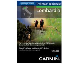 GARMIN Turistická mapa TrekMap Lombardsko