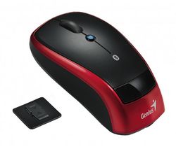 GENIUS Myš Navigator 905BT - červená  + Hub 4 porty USB 2.0 + Zásobník 100 navlhčených utierok