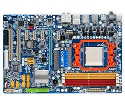 GIGABYTE GA-MA770-UD3 - Socket AM2+/AM2 - Chipset 770 - ATX + Kábel SATA II UV modrý - 60 cm (SATA2-60-BLUVV2)