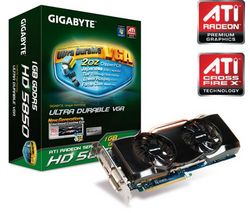 GIGABYTE Radeon HD 5850 OC - 1 Go GDDR5 - PCI-Express 2.1 (GV-R585OC-1GD) + Kábel HDMI samec / HMDI samec - 2 m (MC380-2M) + Adaptér HDMI samica / DVI-D samec CG-281HQ - pozlátená koncovka