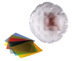 HAMA Rozptyľovací balónik na blesk Softball + farebné filtre