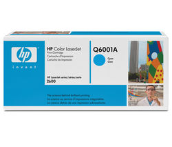 HP Atramentový toner Q6001A - azúrový