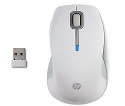HP Myš Wireless Comfort Mobile Mouse Special Edition NK526AA - strieborná + Zásobník 100 navlhčených utierok + Čistiaci stlačený plyn viacpozičný 252 ml + Náplň 100 vlhkých vreckoviek