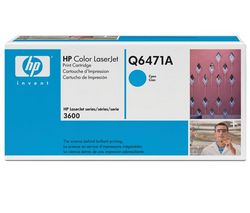 HP Toner Q6471A - azúrová