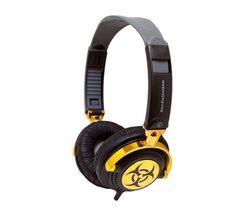 IFROGZ Zatvorené slúchadlá EarPollution NervePipe - Hazard / BlackGold + Stereo slúchadlá s digitálnym zvukom (CS01)
