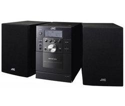 JVC Mikroveža CD/MP3 UX-G110E + Infracervené bezdrôtové audio slúchadlá Philips SHC2000/00 + Kábel Jack 3,5 mm samec / samec 1,5 m