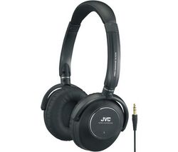 JVC Slúchadlá s redukciou hluku HA-NC250 + Adaptér Jack samica stereo 3,52 mm kovový/Jack samec stereo 6,35 mm kovový - Pozlátený