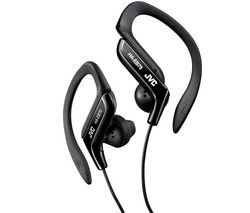 JVC Športové klipsové slúchadlá HA-EB75-B - čierne  + Sport Kit Nike + iPod