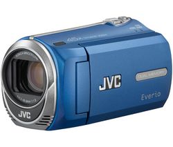 JVC Videokamera GZ-MS210 modrá + Čítačka kariet 1000 & 1 USB 2.0 + Brašna + Pamäťová karta SDHC 4 GB