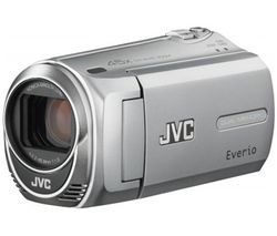 JVC Videokamera GZ-MS210 strieborná  + Brašna + Batéria BN-VG114 + Pamäťová karta SDHC 4 GB