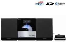 KENWOOD Mikroveža CD/MP3 USB/SD Bluetooth C-515BT + Puzdro RBNW34 na CD/DVD - čierne
